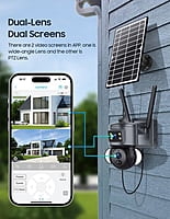 Solar Dual Lens 4G Camera