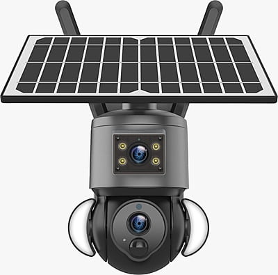 Solar Dual Lens 4G Camera