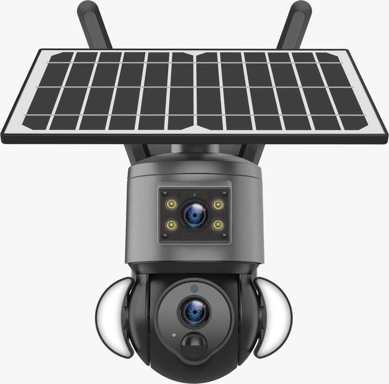 Solar Dual Lens 4G Camera